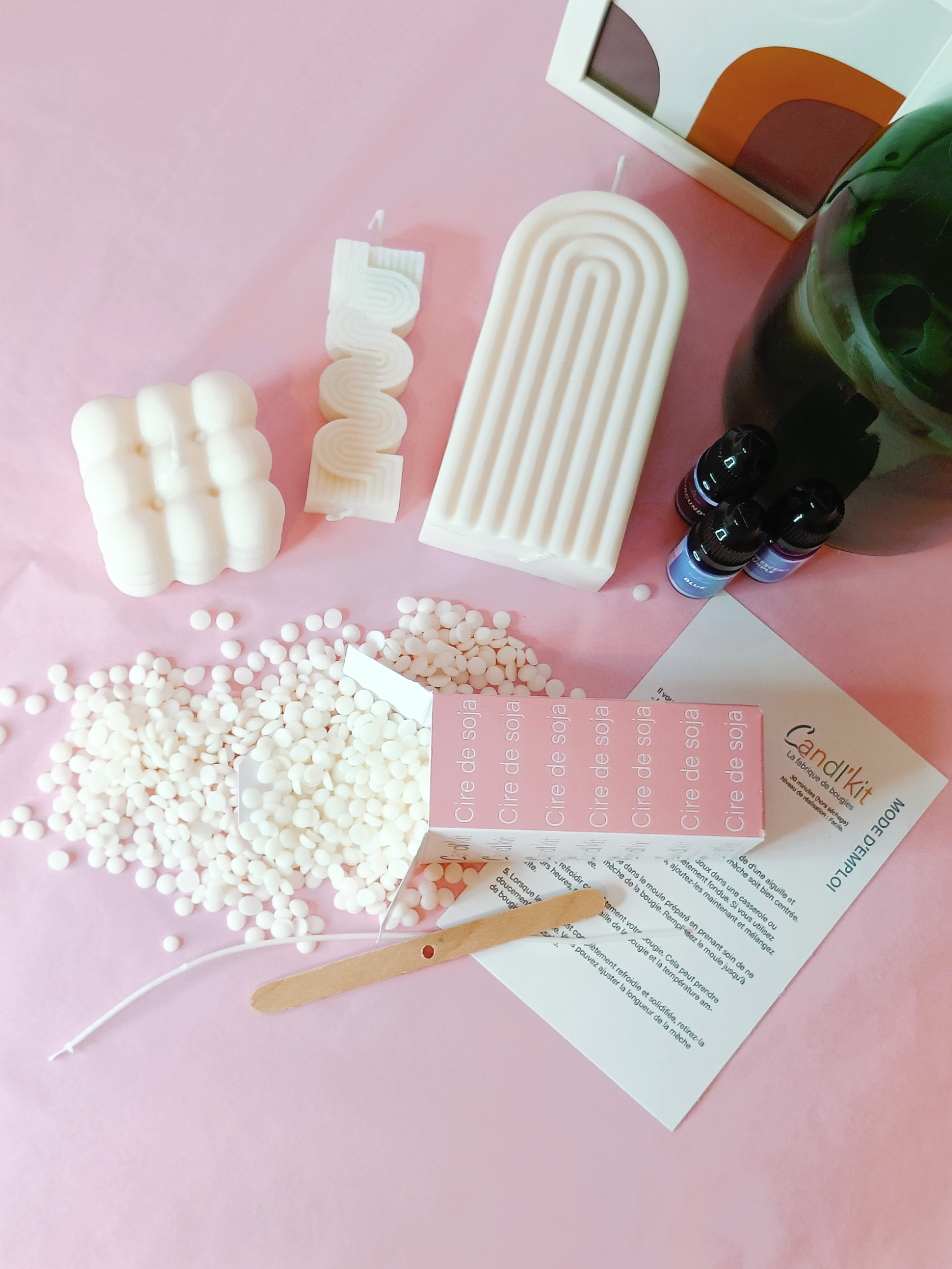 Kits pour fabrication de Bougies Maison - Débutant
